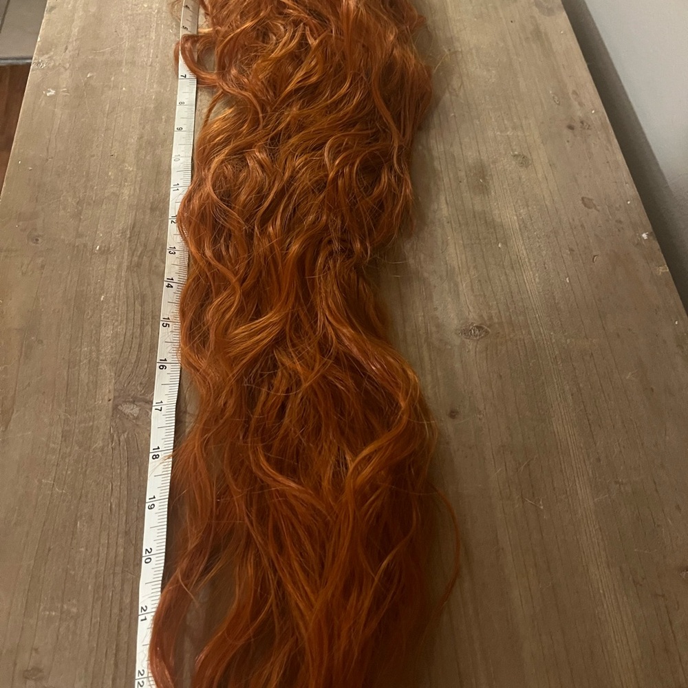 Fiery Auburn Hair Extensions‎